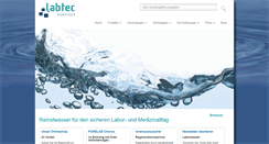 Desktop Screenshot of labwater.ch