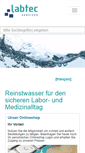 Mobile Screenshot of labwater.ch